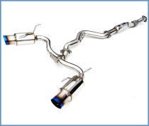 Subaru 08-14 STI (5 -Dörrars Hatchback) N1Twin Catback Sportavgassystem Titanium Utblås Invidia